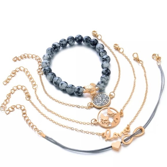 NWOT LAST ONE Pretty Layered bracelets - Picture 4 of 6